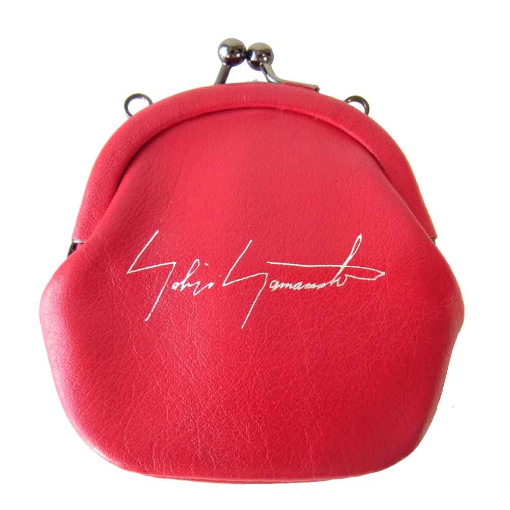 Yohji Yamamoto ヨウジヤマモト discord ディスコード Frame purse Coin Case Red コインケース レッド系【中古】