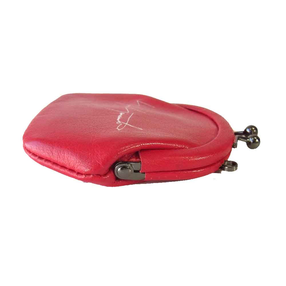 Yohji Yamamoto ヨウジヤマモト discord ディスコード Frame purse Coin Case Red コインケース レッド系【中古】