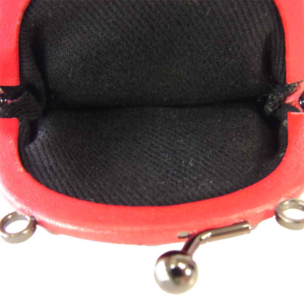 Yohji Yamamoto ヨウジヤマモト discord ディスコード Frame purse Coin Case Red コインケース レッド系【中古】