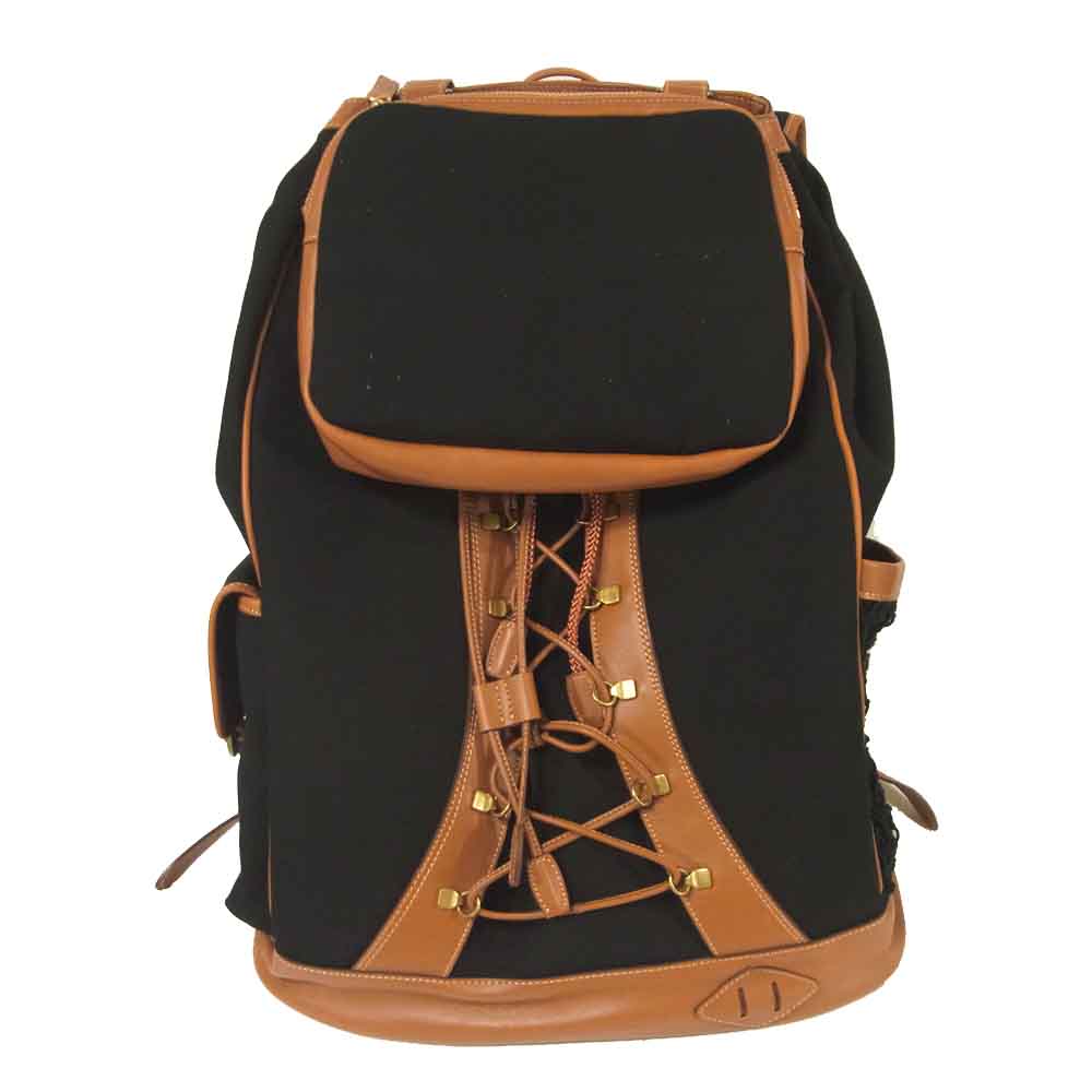 ツチヤカバンセイゾウジョ 2Way リュック バック パック ブラック系【美品】【中古】