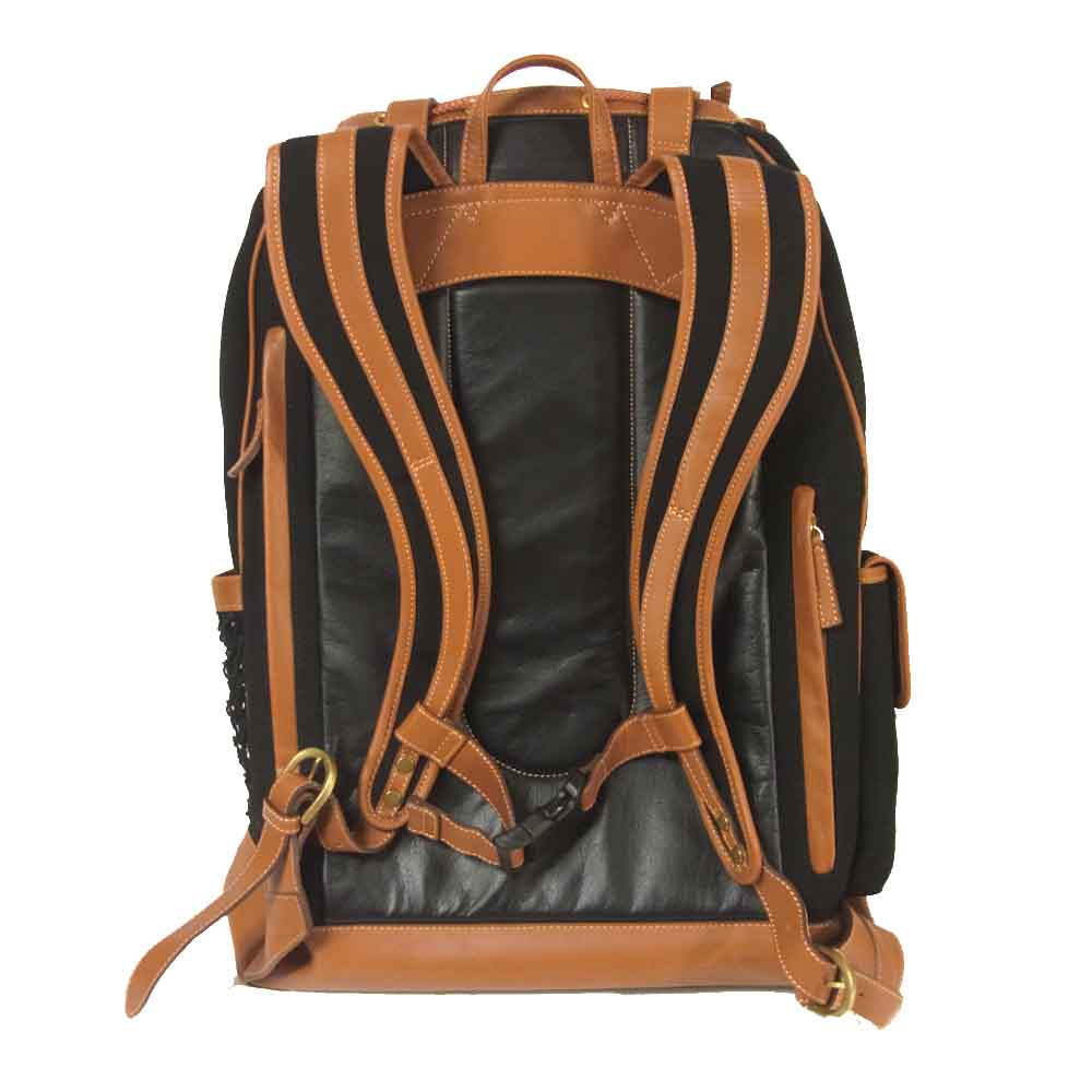ツチヤカバンセイゾウジョ 2Way リュック バック パック ブラック系【美品】【中古】