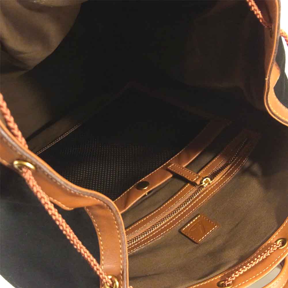 ツチヤカバンセイゾウジョ 2Way リュック バック パック ブラック系【美品】【中古】