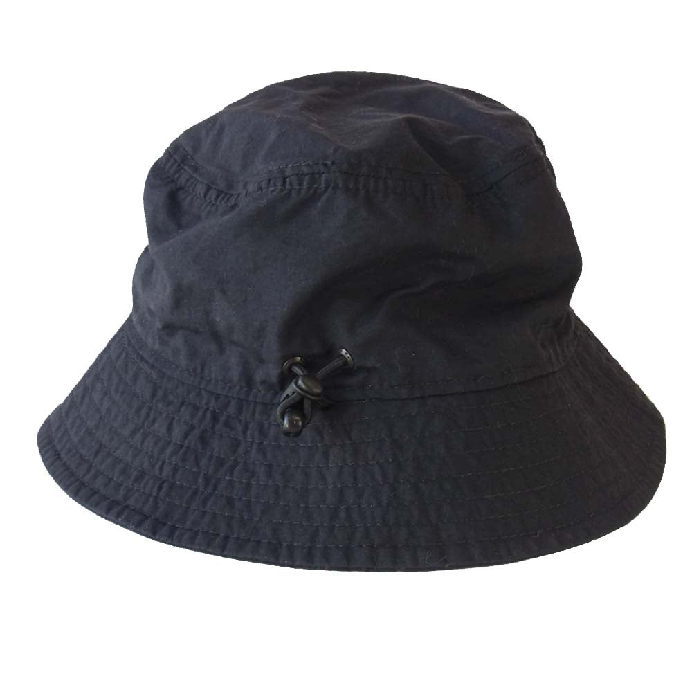 THE NORTH FACE ノースフェイス NN01629 ドローコード付き UVケア ステッチ ハット バケットハット ブラック系【美品】【中古】
