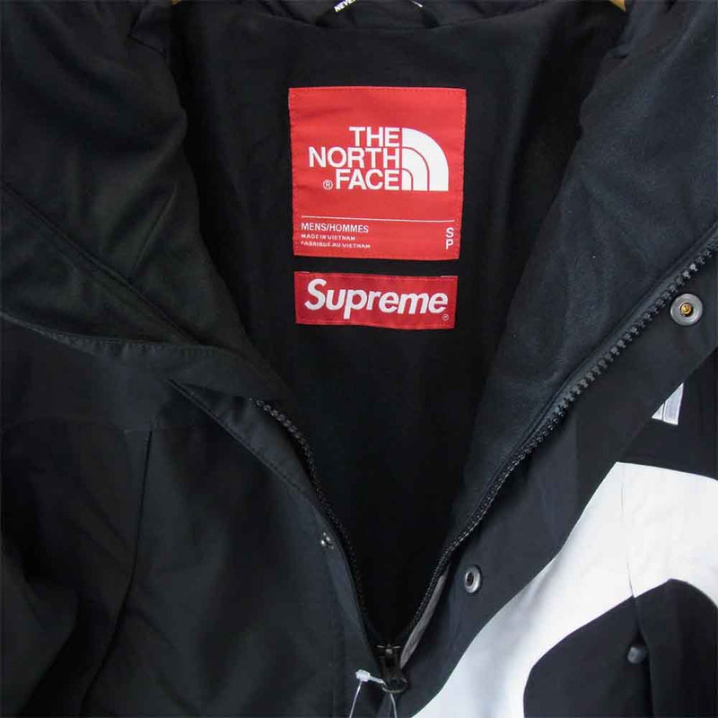 Supreme シュプリーム × The North Face ノースフェイス S Logo Mountain Jacket Sロゴ マウンテン ジャケット ブラック系 USA S【新古品】【未使用】【中古】