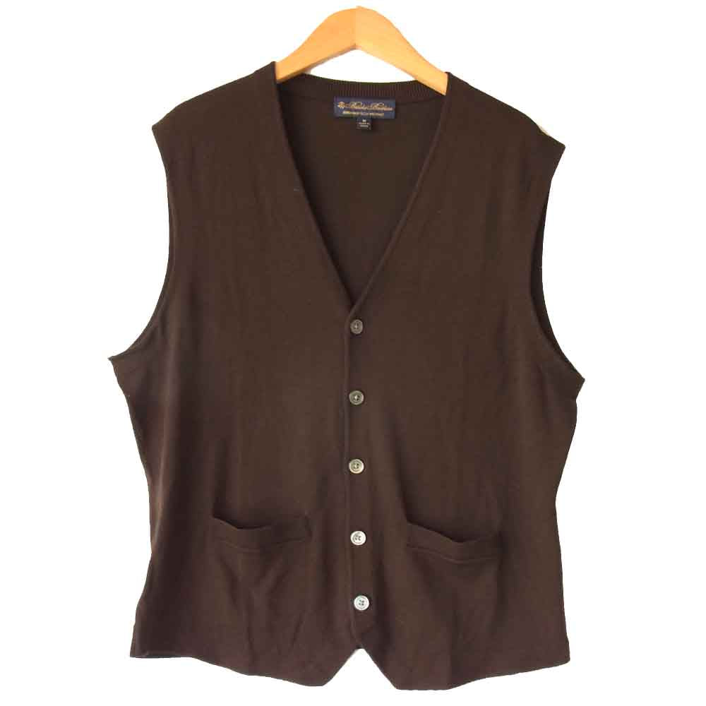Brooks Brothers ブルックスブラザーズ ニット ベスト ブラウン系 M【美品】【中古】