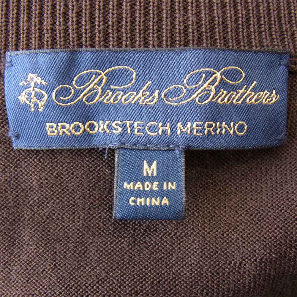 Brooks Brothers ブルックスブラザーズ ニット ベスト ブラウン系 M【美品】【中古】