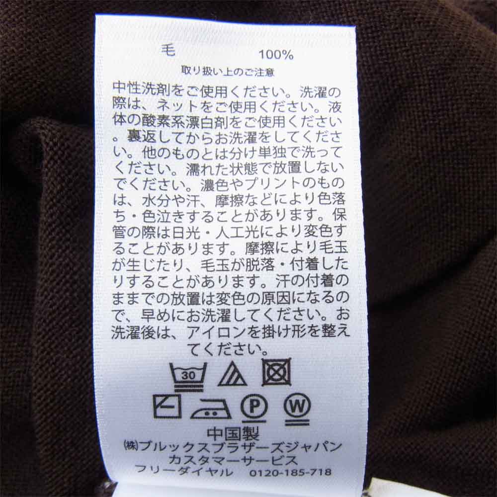 Brooks Brothers ブルックスブラザーズ ニット ベスト ブラウン系 M【美品】【中古】