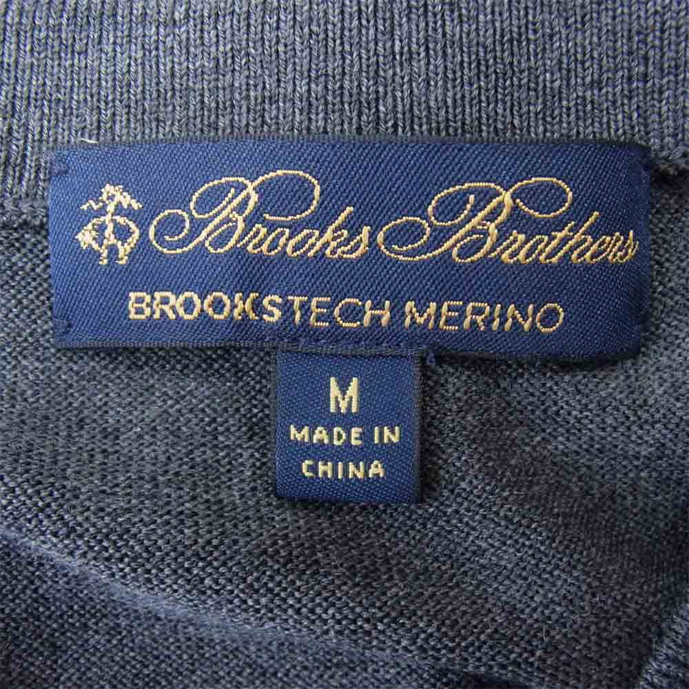 Brooks Brothers ブルックスブラザーズ Vネック ニット グレー系 M【美品】【中古】