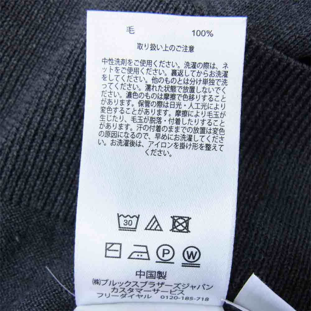 Brooks Brothers ブルックスブラザーズ Vネック ニット グレー系 M【美品】【中古】