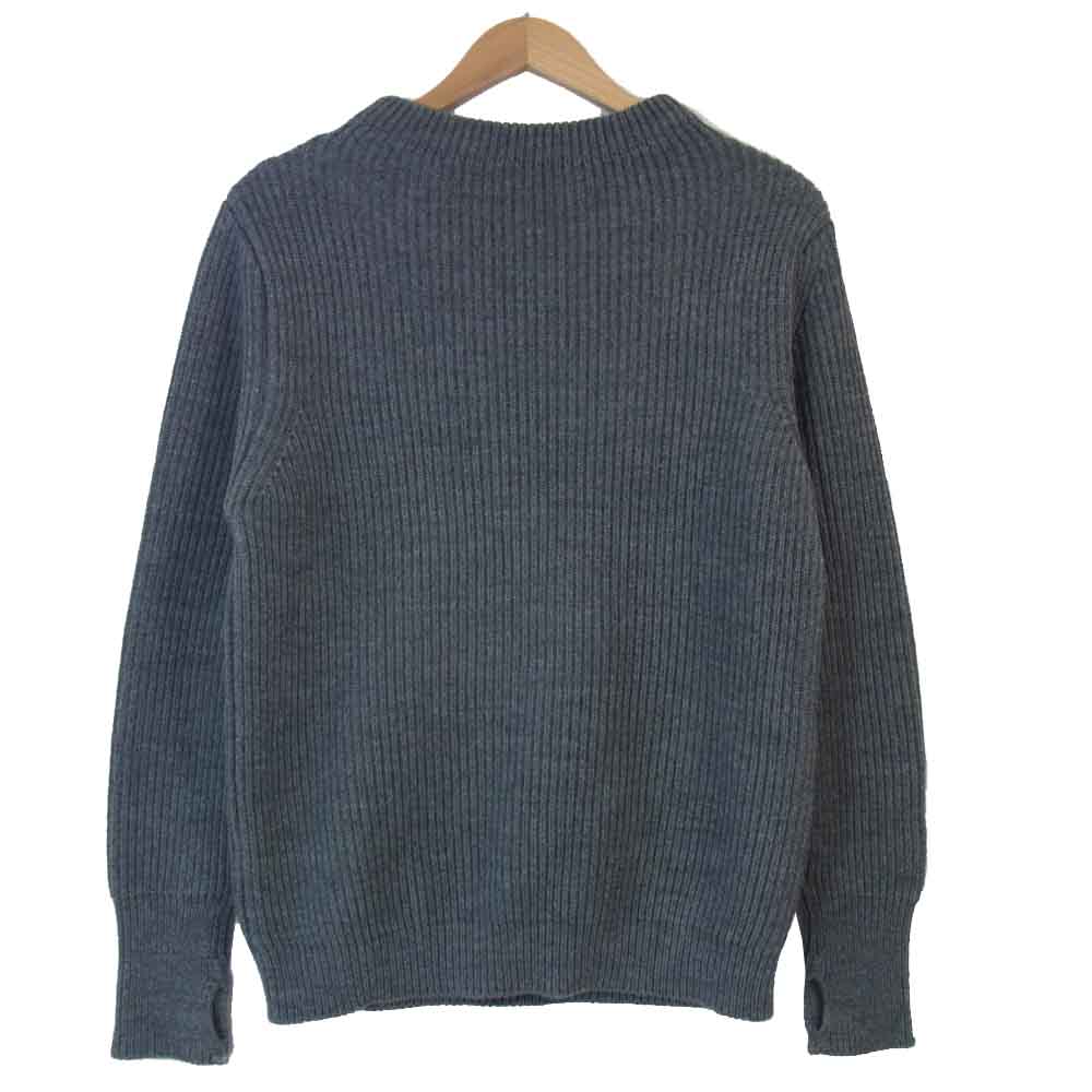 アンデルセンアンデルセン 5G クルー ネック ニット セーター グレー系 L【中古】