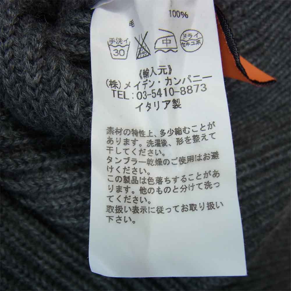 アンデルセンアンデルセン 5G クルー ネック ニット セーター グレー系 L【中古】