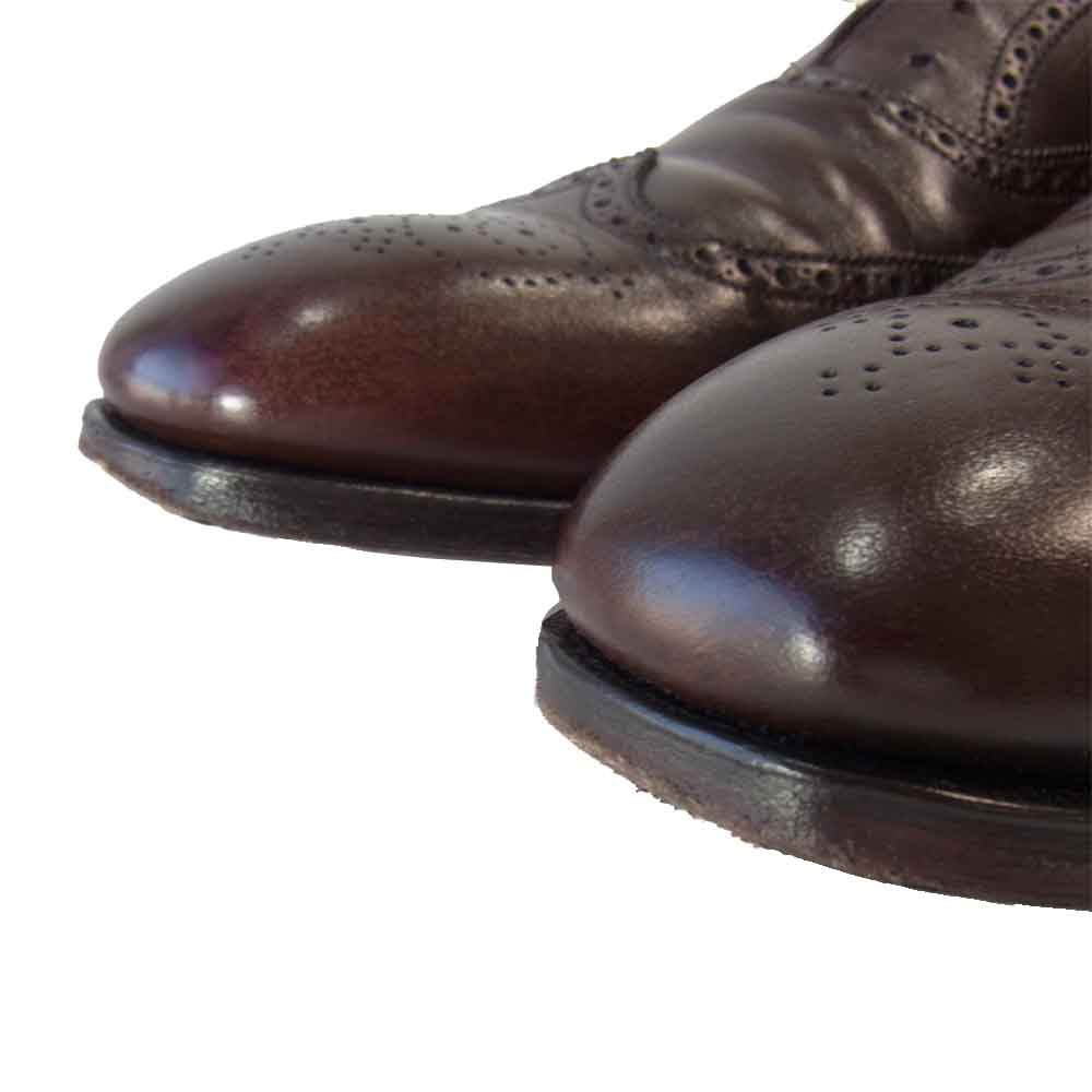 クロケットアンドジョーンズ BATHGATE カーフ レザー シューズ ブラウン系 9.5D【中古】
