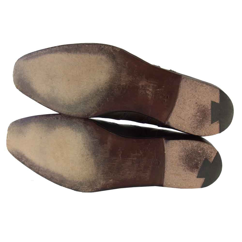 クロケットアンドジョーンズ BATHGATE カーフ レザー シューズ ブラウン系 9.5D【中古】