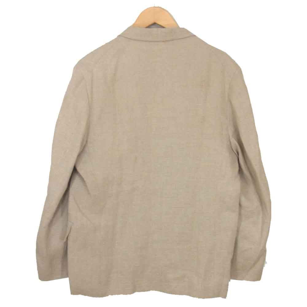 COMME des GARCONS HOMME PLUS コムデギャルソンオムプリュス PE-JO71 AD2001 リネン 4B テーラード ジャケット ベージュ系 S【中古】