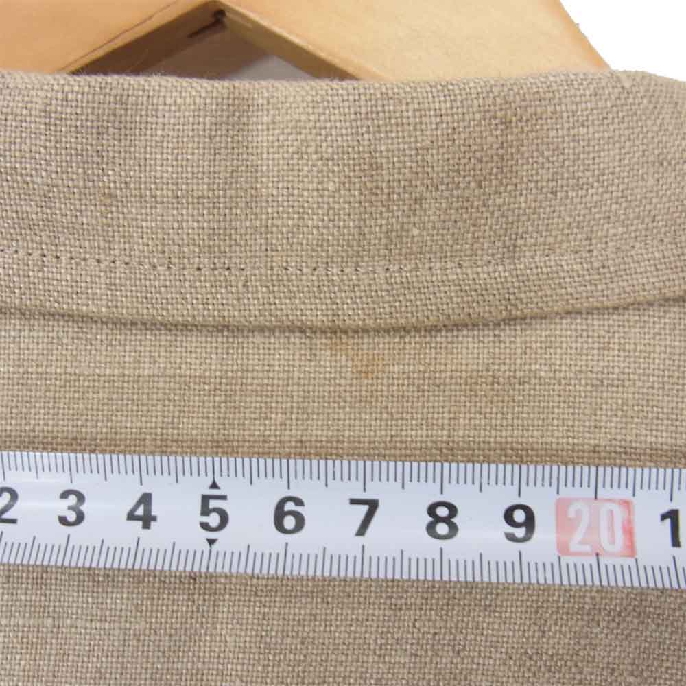 COMME des GARCONS HOMME PLUS コムデギャルソンオムプリュス PE-JO71 AD2001 リネン 4B テーラード ジャケット ベージュ系 S【中古】
