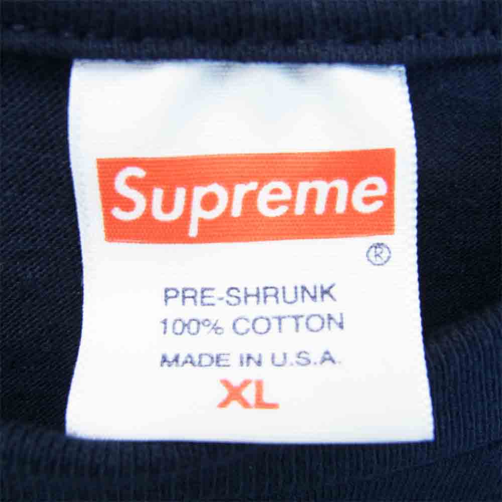 Supreme シュプリーム 20AW Cross Box Logo Tee クロス ボックス ロゴ Tシャツ ネイビー系 XL【新古品】【未使用】【中古】