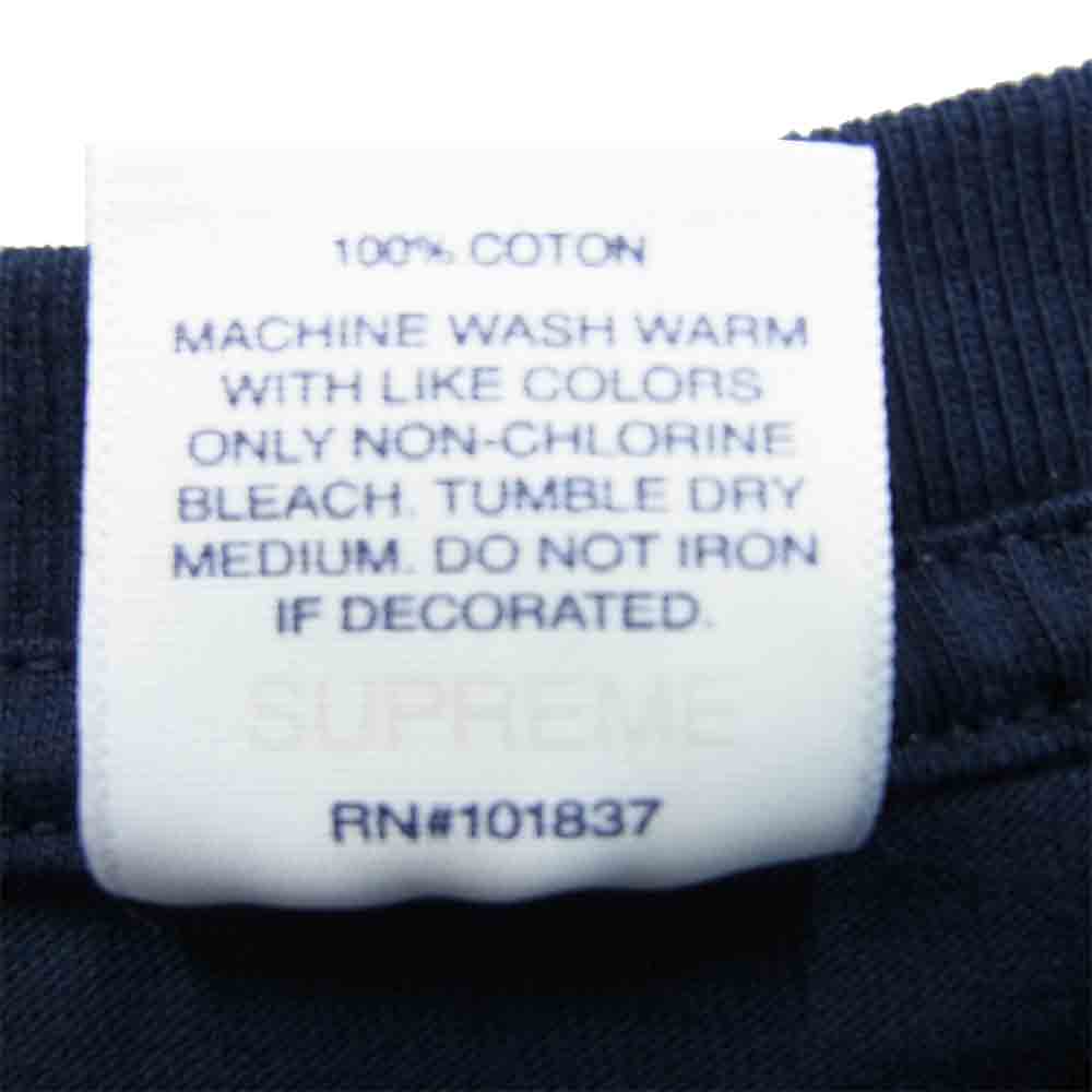 Supreme シュプリーム 20AW Cross Box Logo Tee クロス ボックス ロゴ Tシャツ ネイビー系 XL【新古品】【未使用】【中古】