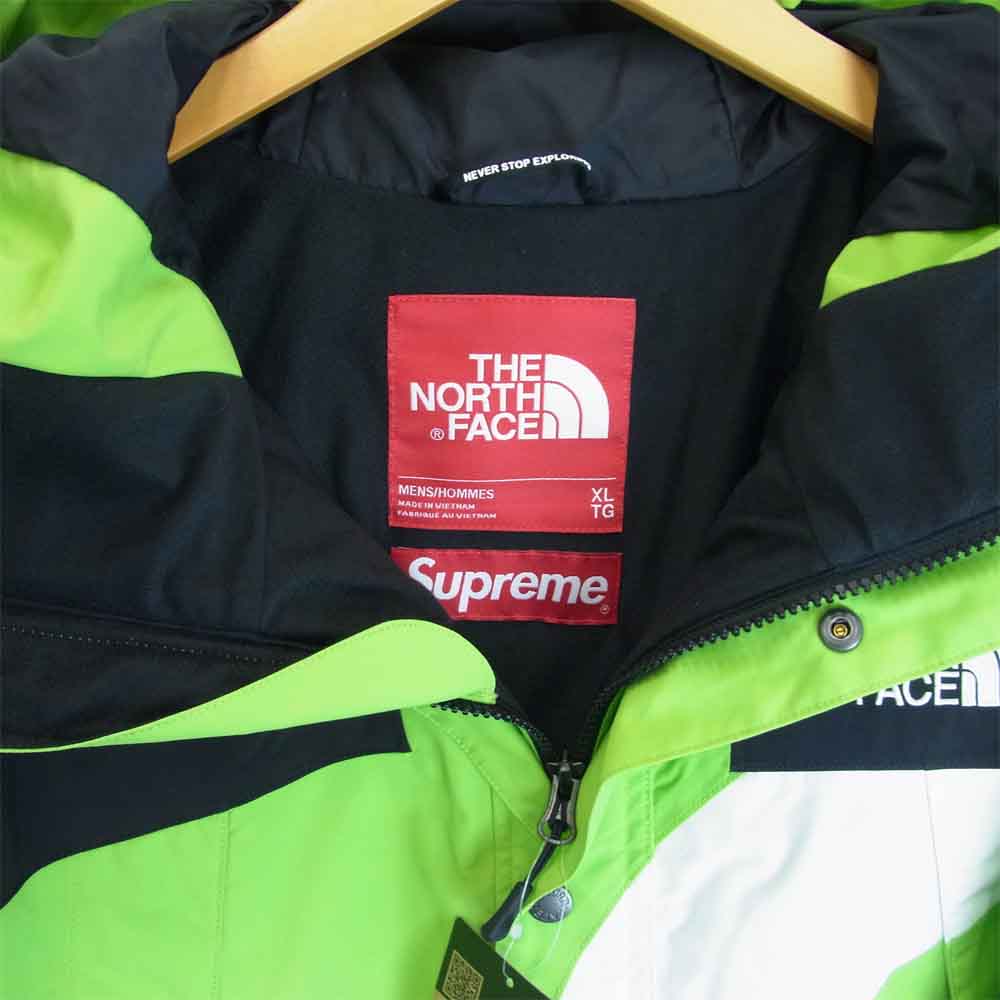 Supreme シュプリーム 20AW NP62002I × The North Face ノースフェイス S Logo Mountain Jacket Sロゴ マウンテン ジャケット パーカー グリーン系 ブラック系 XL【新古品】【未使用】【中古】
