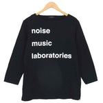 UNDERCOVER アンダーカバー 04810-2 NML noise music laboratories サイドポケット ボートネック 七分袖 Tシャツ ブラック系 2【中古】