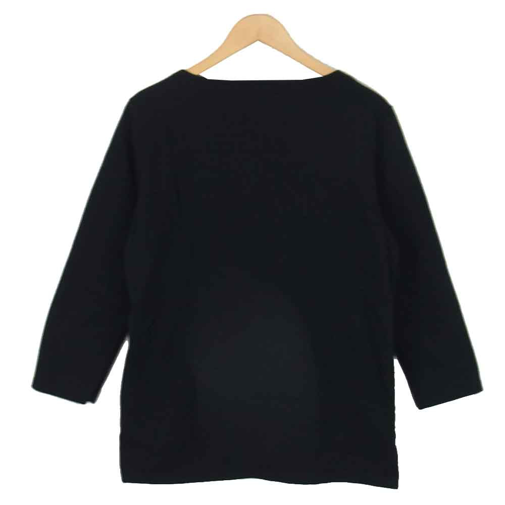 UNDERCOVER アンダーカバー 04810-2 NML noise music laboratories サイドポケット ボートネック 七分袖 Tシャツ ブラック系 2【中古】