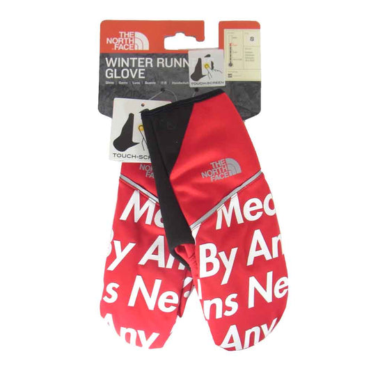 Supreme シュプリーム 15AW   NN61500I × The North Face Winter Runners Glove  レッド系【新古品】【未使用】【中古】