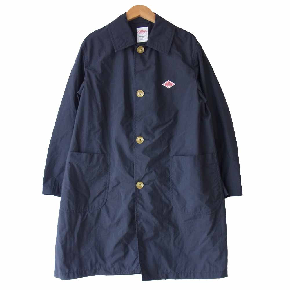 Danton ダントン JD-8037 NTF ナイロン タフタ ステンカラー コート グレー系 36【中古】