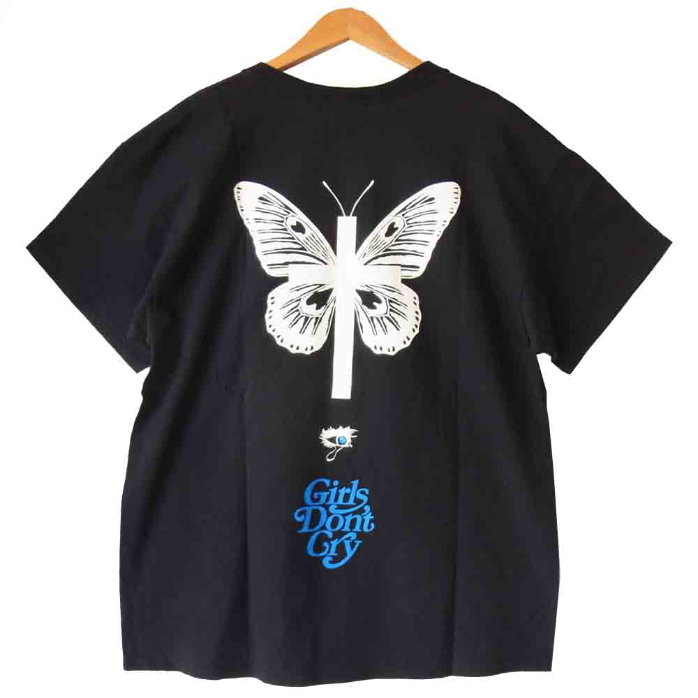 UNDERCOVER アンダーカバー ガールズドントクライ GIRLS DONT CRY ロゴ プリント Tシャツ ブラック系 L【美品】【中古】