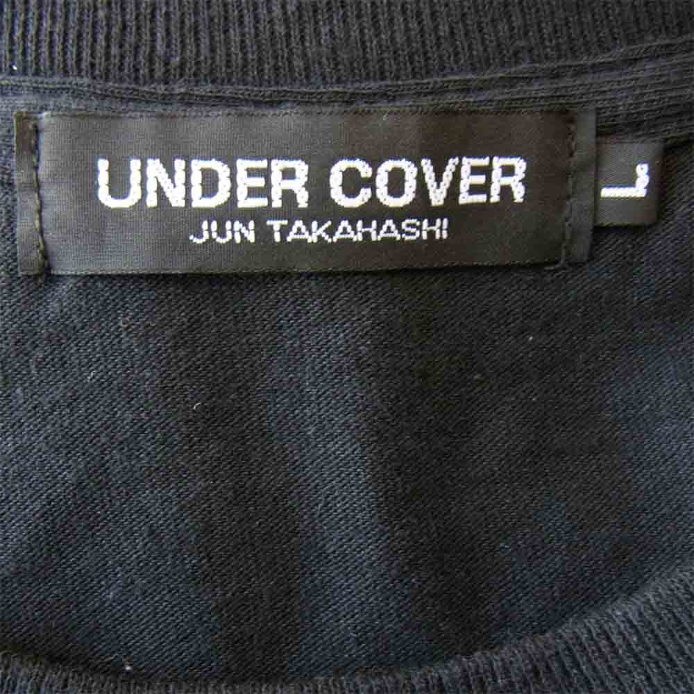 UNDERCOVER アンダーカバー ガールズドントクライ GIRLS DONT CRY ロゴ プリント Tシャツ ブラック系 L【美品】【中古】