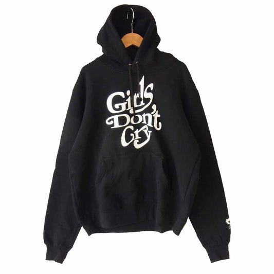 UNDERCOVER アンダーカバー MUU9805-1 ガールズドントクライ GIRLS DONT CRY VERDY プリント パーカー ブラック系 3【美品】【中古】