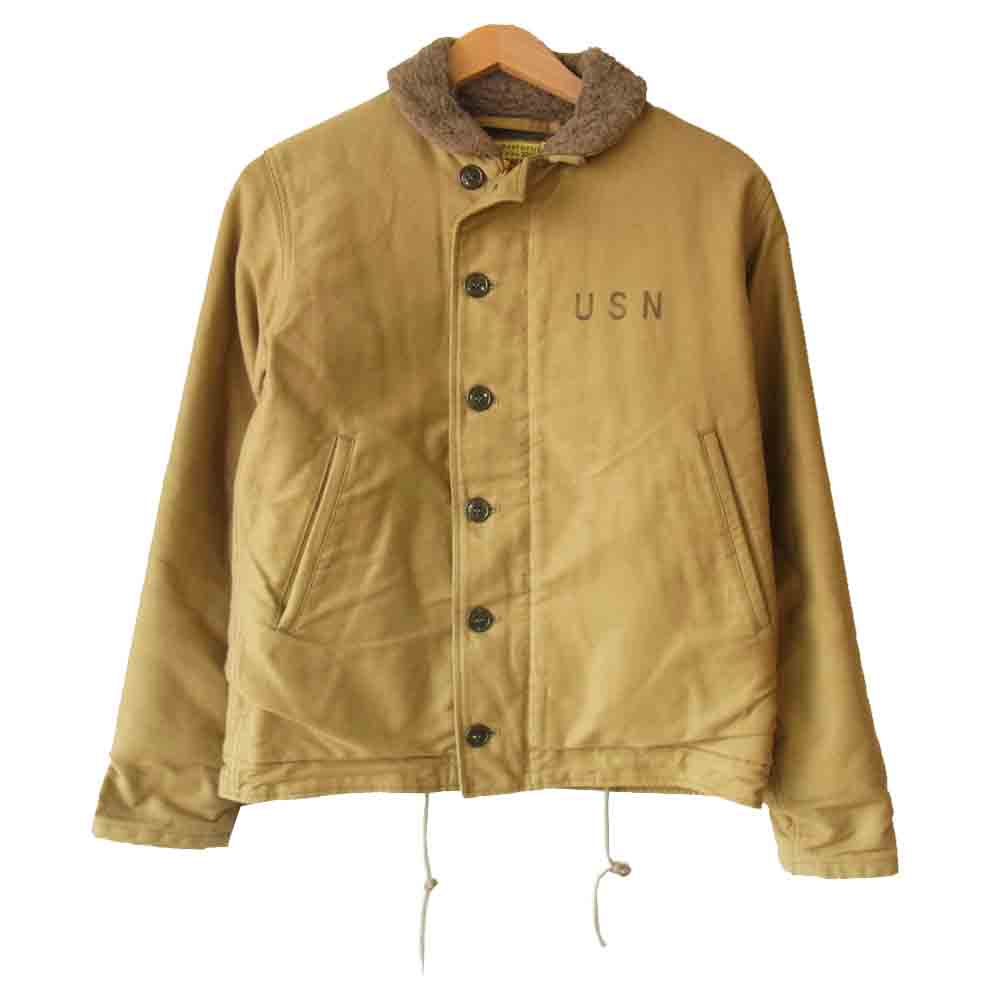 Buzz Rickson's バズリクソンズ BR12031 N-1 Deck Jacket デッキ ジャケット ベージュ系 S【中古】