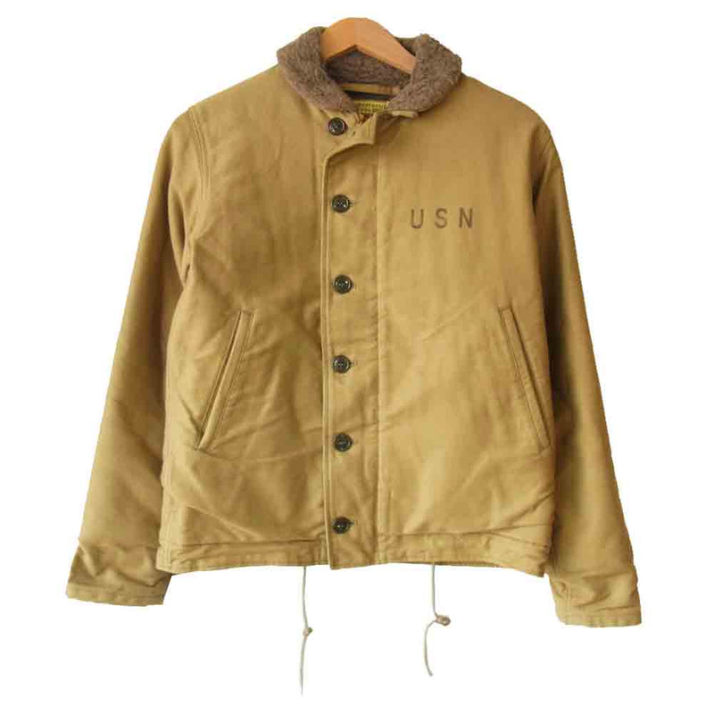 Buzz Rickson's バズリクソンズ BR12031 N-1 Deck Jacket デッキ ジャケット ベージュ系 S【中古】