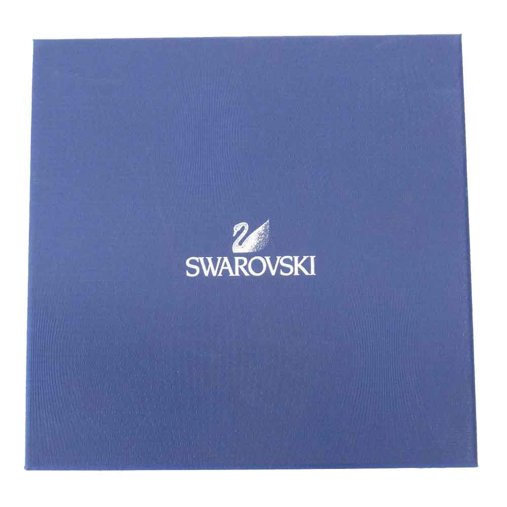 スワロフスキー フラワー ネックレス シルバー系【美品】【中古】