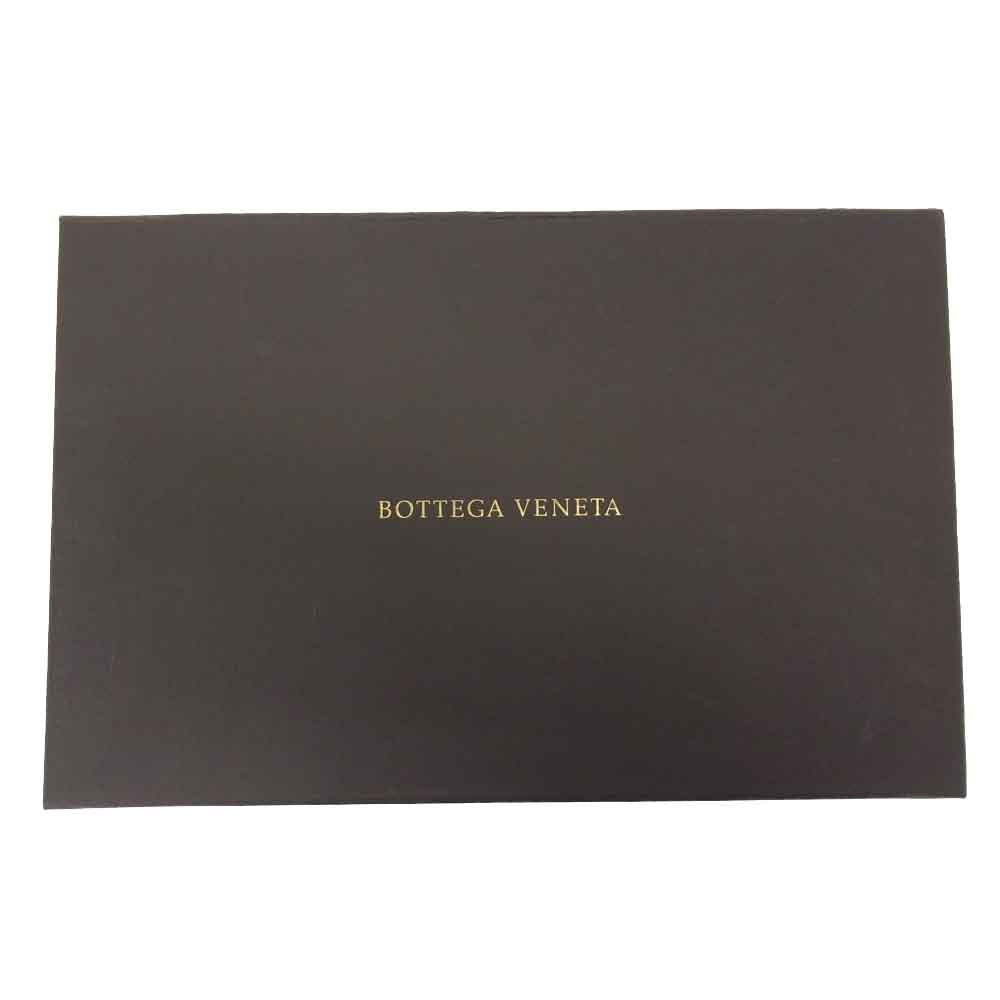 BOTTEGAVENETA ボッテガヴェネタ TRICOT 100％ ウール マフラー ネイビー系【極上美品】【中古】