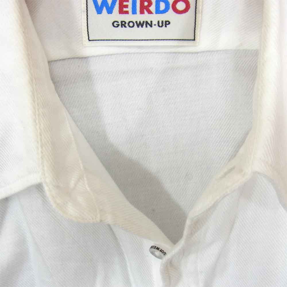 WEIRDO ウィアード THE CIRCUS - L/S SHIRTS サーカス シャツ ホワイト系 M【中古】