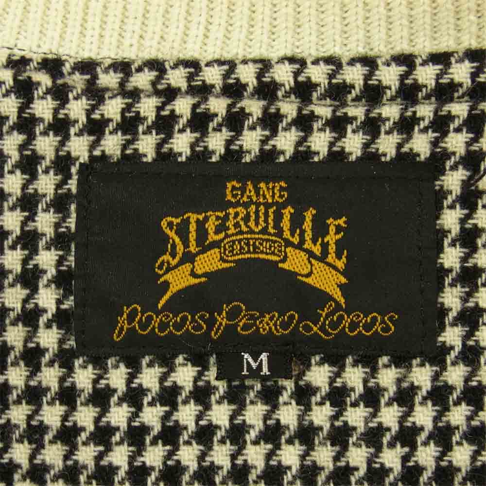 GANGSTERVILLE ギャングスタービル バック刺繍 ウール スタジャン スタジアムジャケット ブラック系 M【中古】