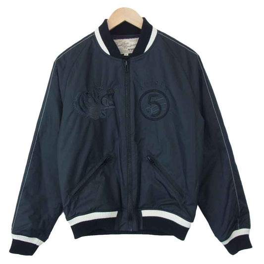 AVIREX アヴィレックス 6162152 Embroidery SAME Color Ska Jkt 虎 刺繍 ブラック系 M【中古】