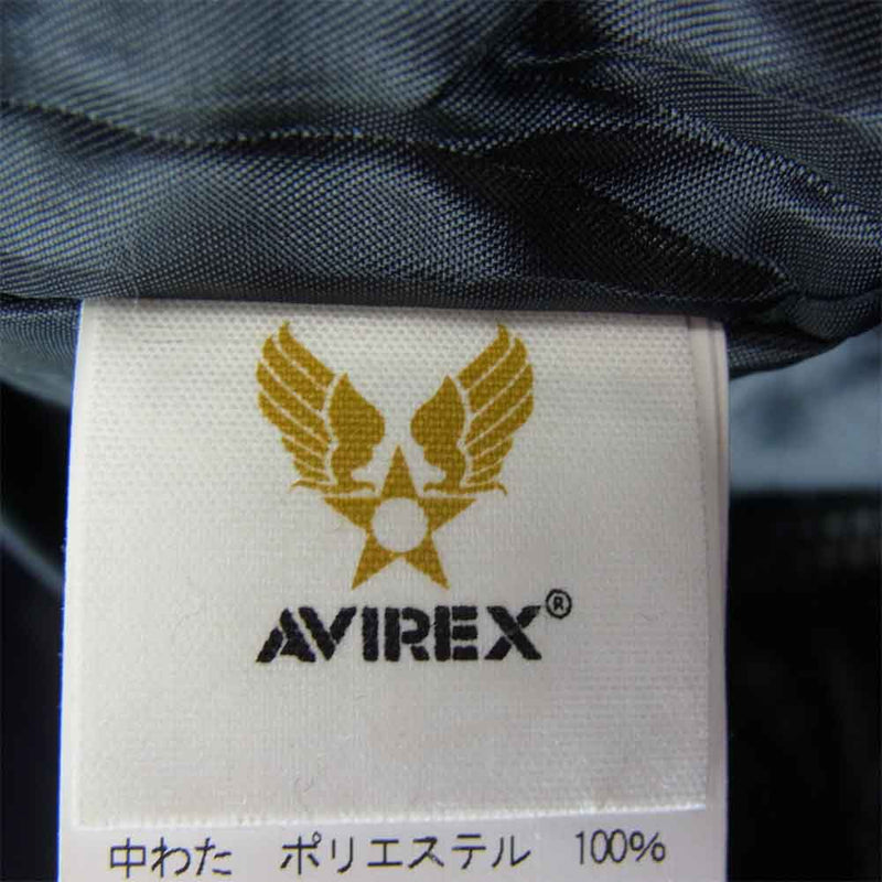 AVIREX アヴィレックス 6162152 Embroidery SAME Color Ska Jkt 虎 刺繍 ブラック系 M【中古】