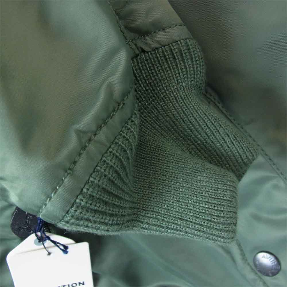 AVIREX アヴィレックス 6262051 フライト ジャケット ワッペン レディース カーキ系 L【新古品】【未使用】【中古】