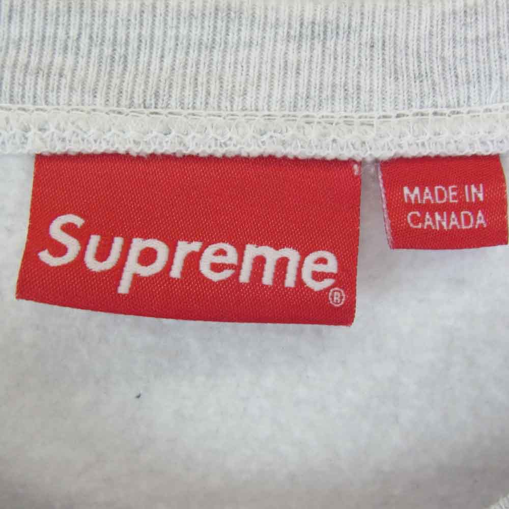 Supreme シュプリーム 18AW Box Logo Crewneck ボックス ロゴ クルーネック スウェット グレー系 レッド系【中古】