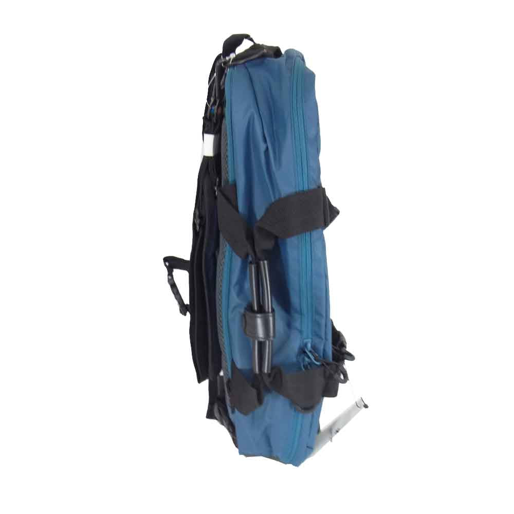 snowpeak スノーピーク UG-729BL 3way Business Bag ビジネス ショルダー トート バッグ ブルー モスグリーン系【新古品】【未使用】【中古】