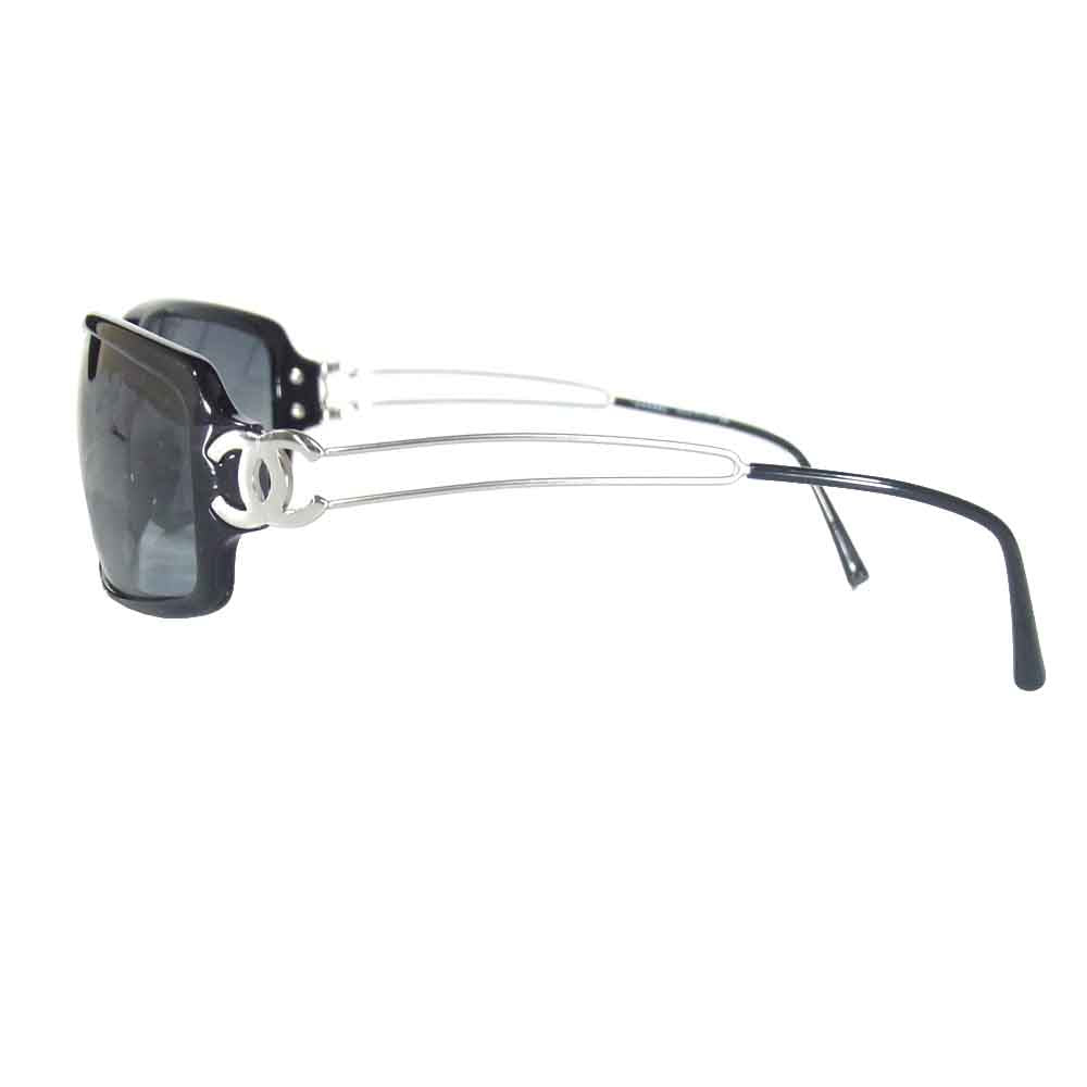CHANEL シャネル 5038 ココマーク サングラス メガネ アイウウェア ブラック系 63□16【中古】