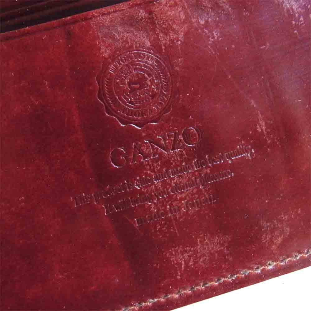 GANZO ガンゾ ホーウィン 100周年限定 シェルコードバン 2つ折り 長財布 ブラウン系【中古】