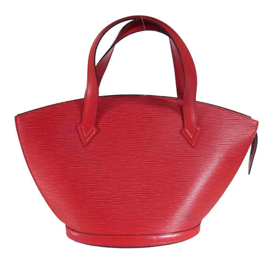 LOUIS VUITTON ルイ・ヴィトン M52277 96年製 エピ サンジャック ハンドバッグ トートバッグ レッド系【中古】