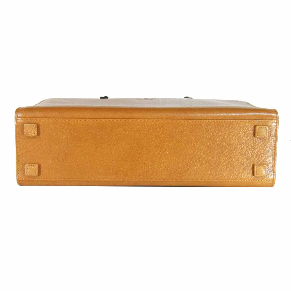 GUCCI グッチ 0021035 バンブー 2WAY ハンドバッグ イタリア製 ライトブラウン系【中古】