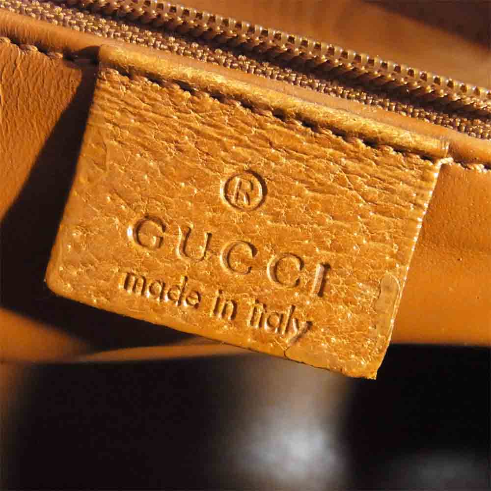GUCCI グッチ 0021035 バンブー 2WAY ハンドバッグ イタリア製 ライトブラウン系【中古】