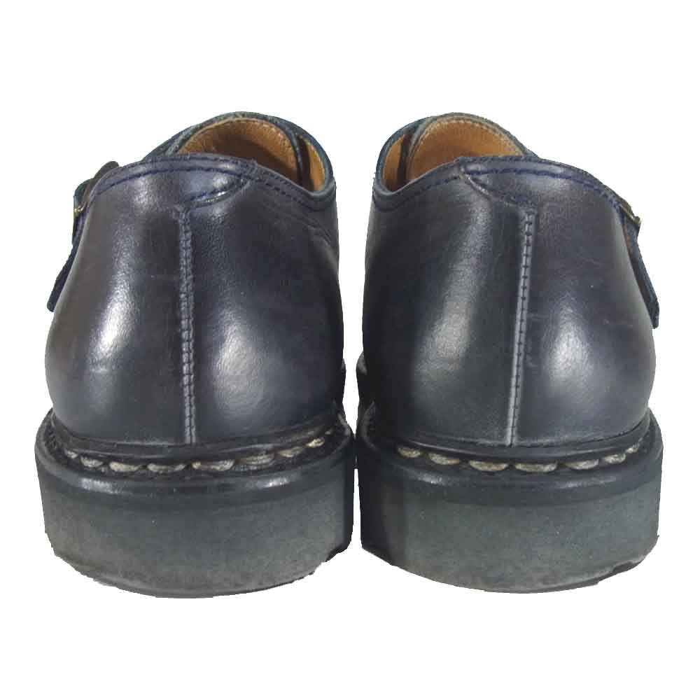Paraboot パラブーツ WILLIAM ウィリアム ダブルモンク ストラップ シューズ ブラック系 5.5【中古】