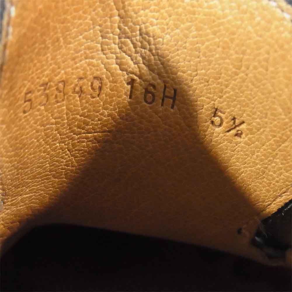 Paraboot パラブーツ WILLIAM ウィリアム ダブルモンク ストラップ シューズ ブラック系 5.5【中古】