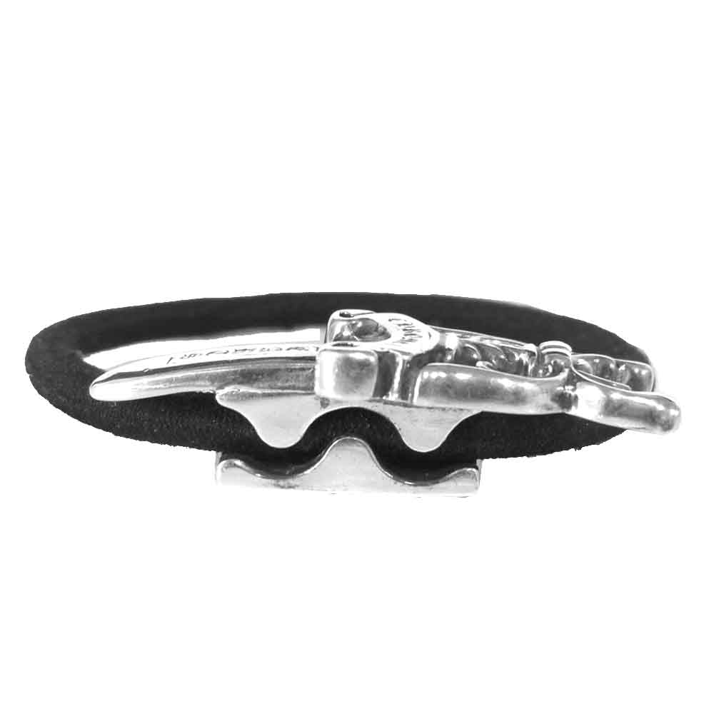 CHROME HEARTS クロムハーツ（原本有） ダガー ヘアゴム シルバー系【中古】