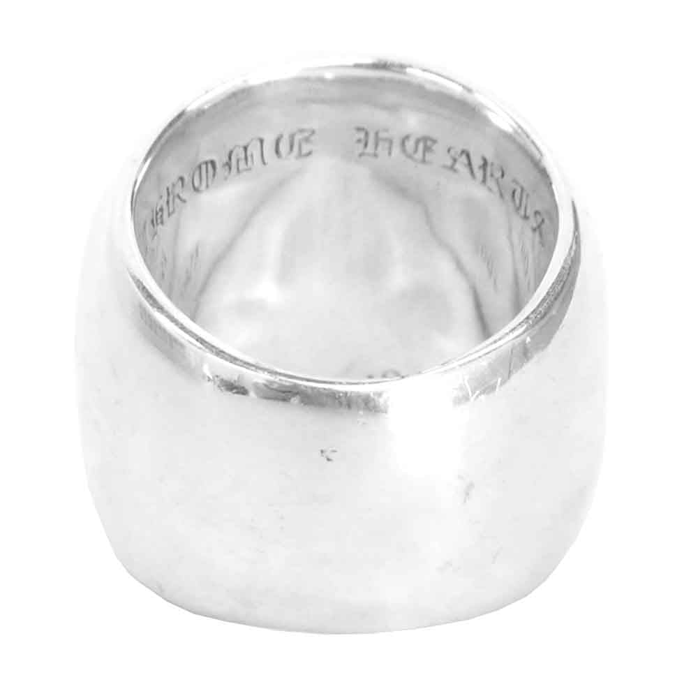 CHROME HEARTS クロムハーツ（原本無） クラシック オーバル クロス リング シルバー系 19号程度【中古】