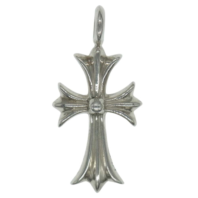 CHROME HEARTS クロムハーツ（原本無） タイニーファット クロス チャーム ダイヤ シルバー系【中古】